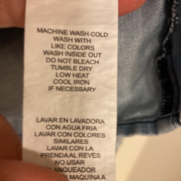 NWOT~ Kelsie Two-Toned Ladies Denim Shirt   Size Large - Picture 6 of 7